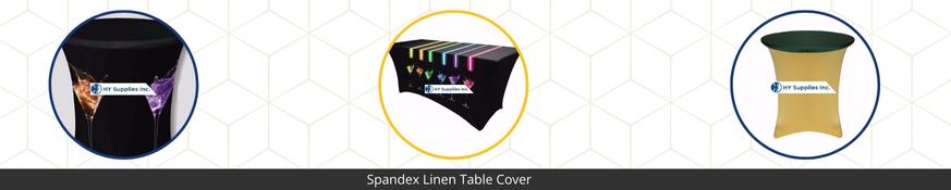 Spandex Linen Table Cover